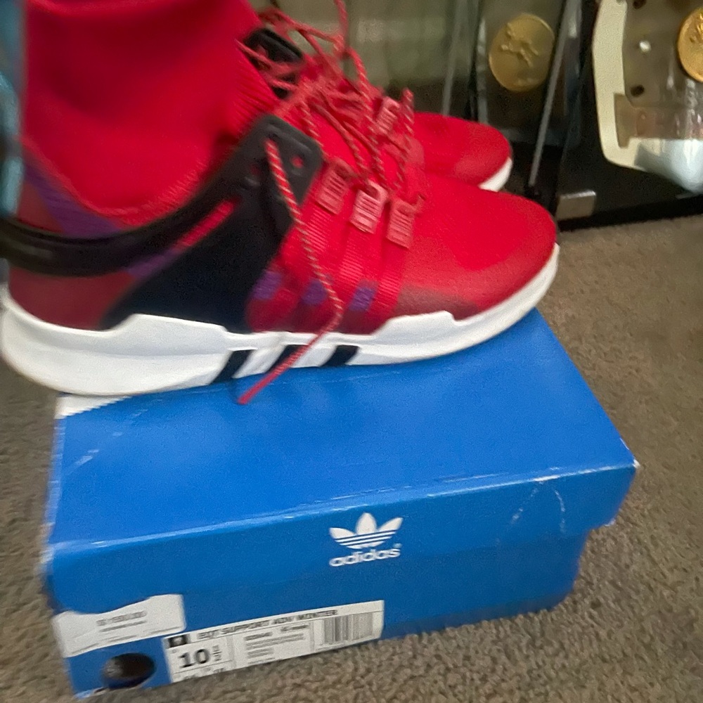 Adidas eqt wore twice like new. 10.5 size